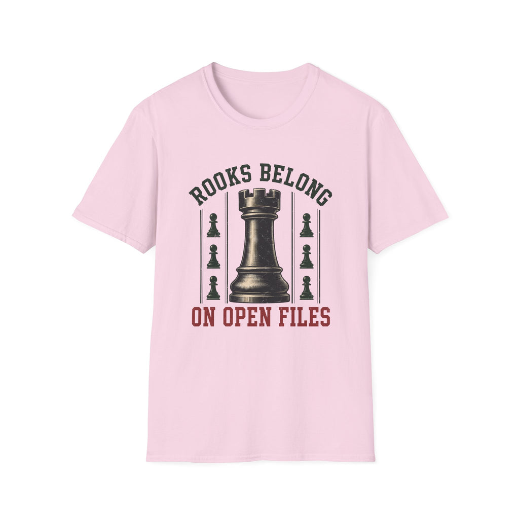 Rooks Belong On Open Files T-Shirt