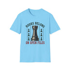 Rooks Belong On Open Files T-Shirt