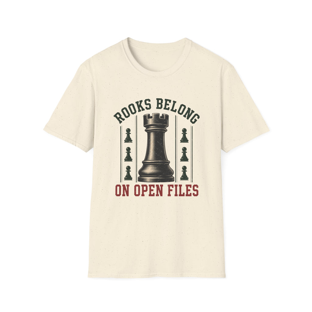 Rooks Belong On Open Files T-Shirt