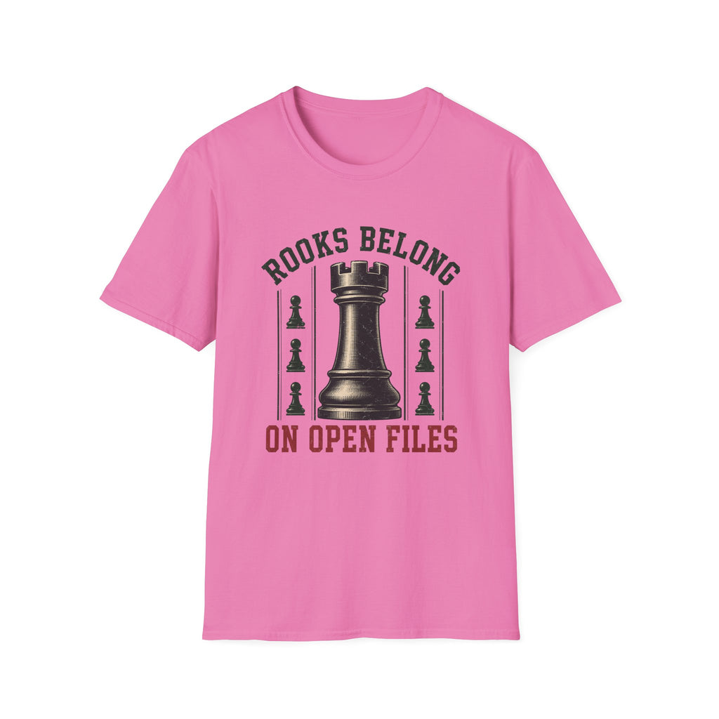 Rooks Belong On Open Files T-Shirt