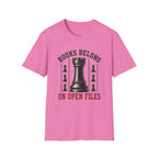 Rooks Belong On Open Files T-Shirt