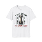 Rooks Belong On Open Files T-Shirt