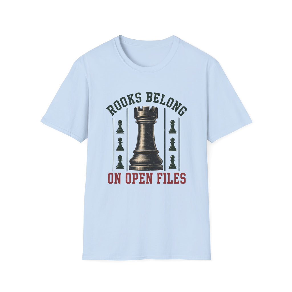 Rooks Belong On Open Files T-Shirt