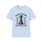 Rooks Belong On Open Files T-Shirt