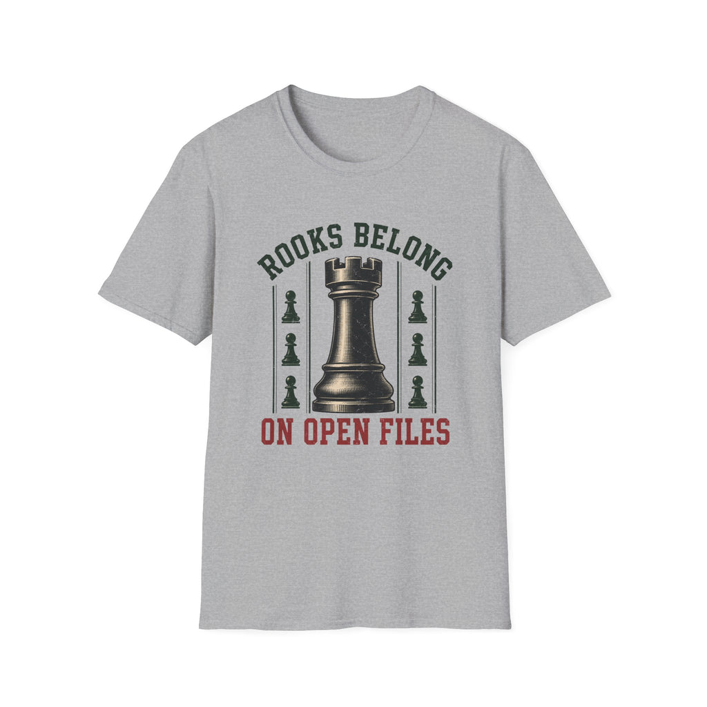 Rooks Belong On Open Files T-Shirt