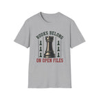 Rooks Belong On Open Files T-Shirt