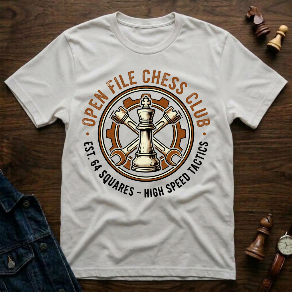 Open File Chess Club T-Shirt