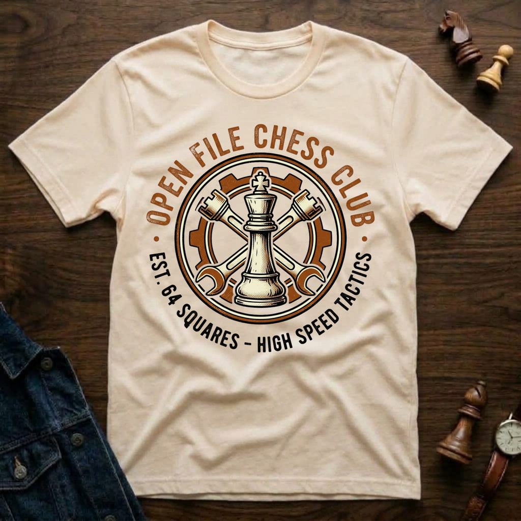 Open File Chess Club T-Shirt