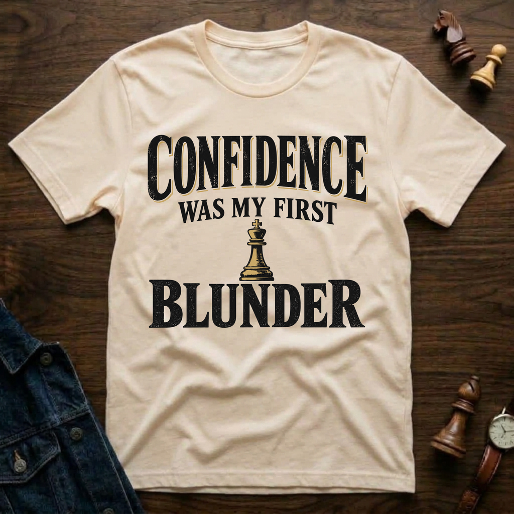 Confidence Was My First Blunder T-Shirt
