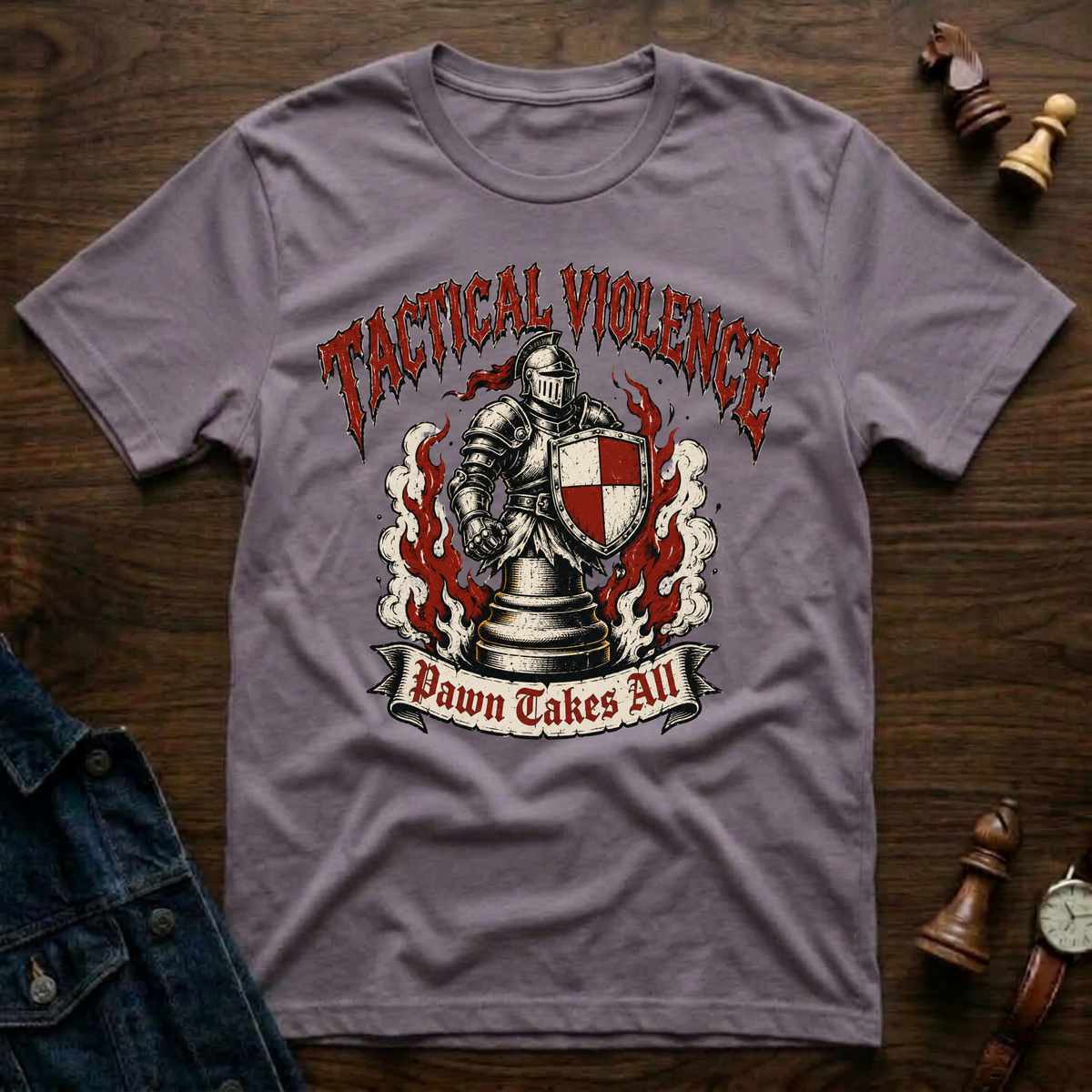 Tactical Violence: Pawn Takes All T-Shirt