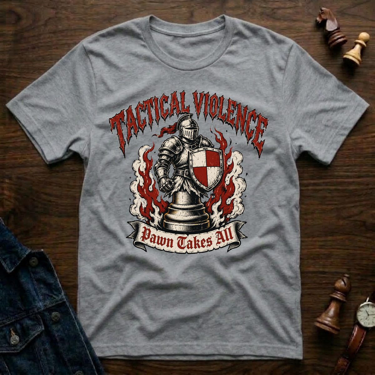 Tactical Violence: Pawn Takes All T-Shirt