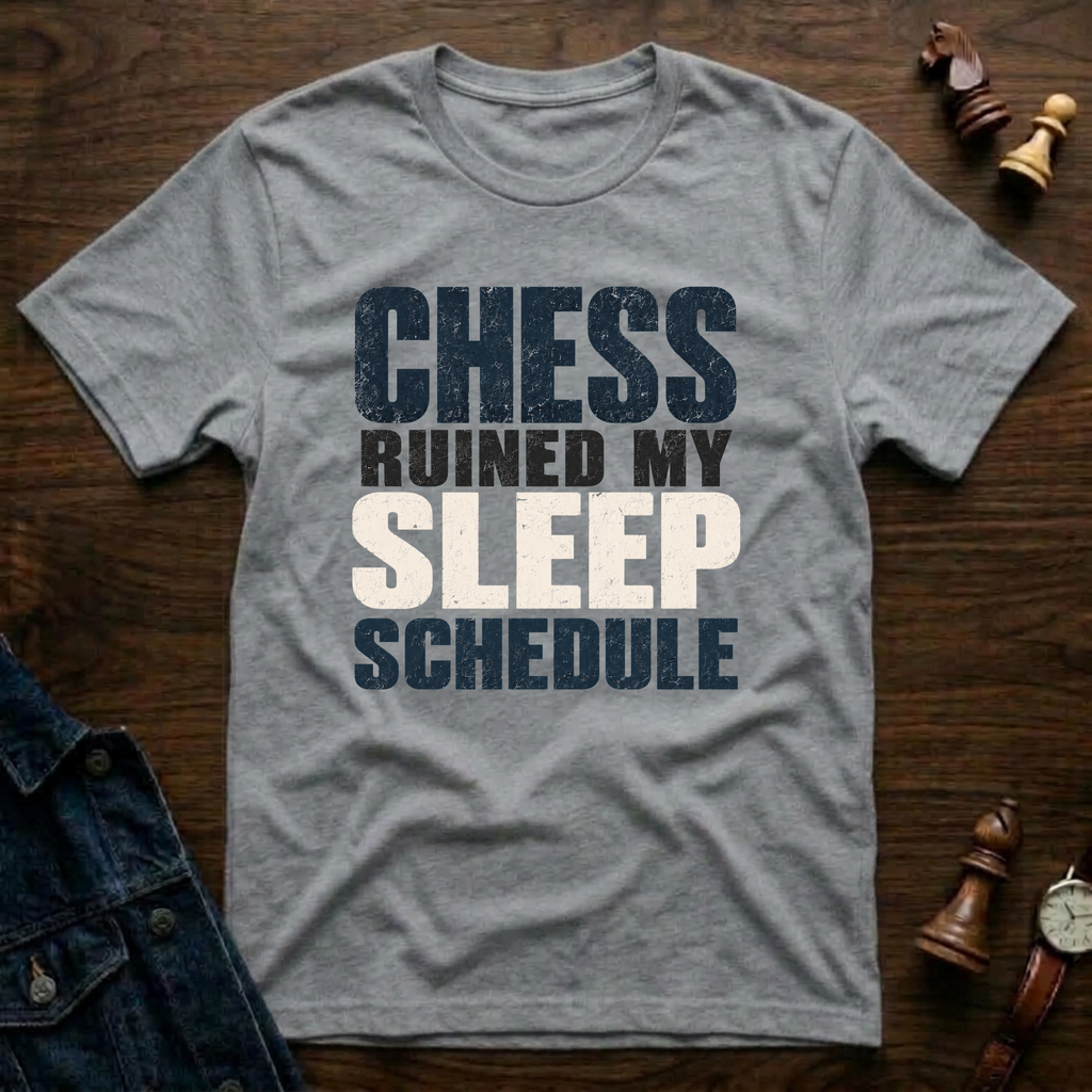 Chess Ruined My Sleep Schedule T-Shirt