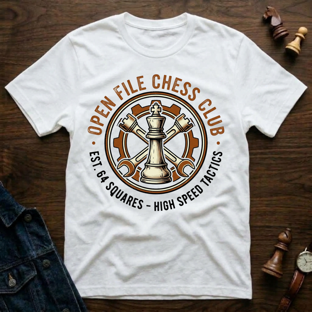 Open File Chess Club T-Shirt