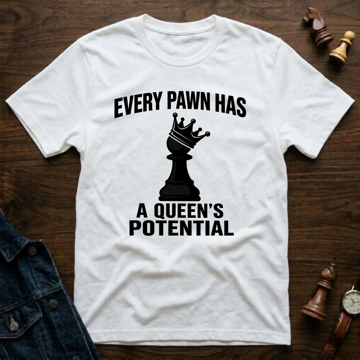 Every Pawn Has a Queen's Potential T-Shirt